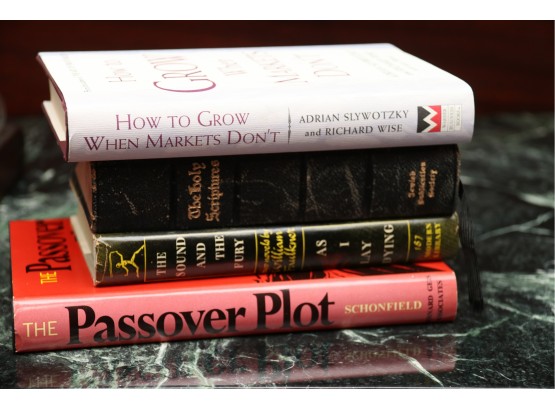 Book Lot Including The Passover Plot