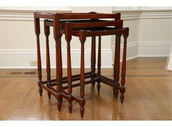 Stunning Trio Rosewood Nesting Tables