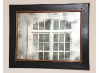 Antique Distressed Glass Mirror (left Side)