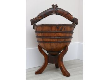 Asian Well Wooden Water Bucket