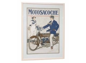 Motosacoche Framed Poster