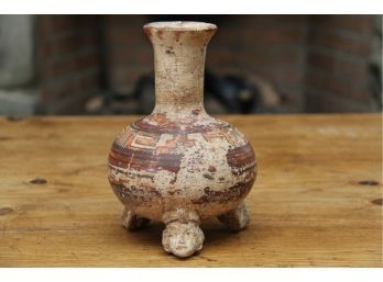 Interesting Tri Footed Clay Vessel
