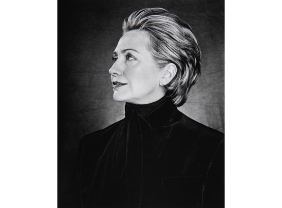 Hillary Clinton Black And White  Photo Unframed