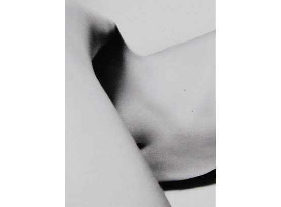 Black And White Nude Abstract Lower Torso Unframed