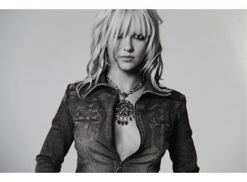 Britney Spears Album Photoshoot Artist Unknown Black And White Unframed