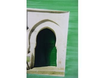 A Green Friday In Taroudant, Morocco, 2001 Cibarchrome Print Artist Signed By Catherine Feric