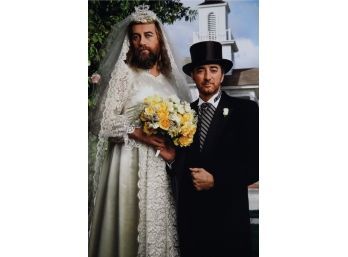 Mark Seliger Rock N Roll Fantasies Mick Fleetwood And John McVie In Wedding Dress Unframed