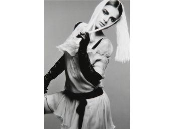 Liliane Ferrarezi For Vogue By David Sims Black And White Unframed