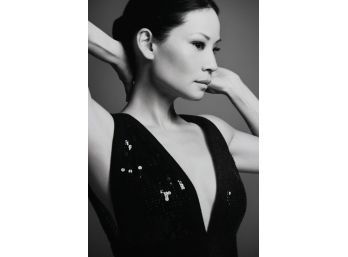 Actress Lucy Liu For Vogue Calvin Klein By Bryan Adams Unframed