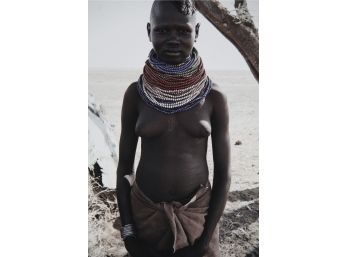 Portrait Of A Karo Tribe Mother Artist Unknown Unframed