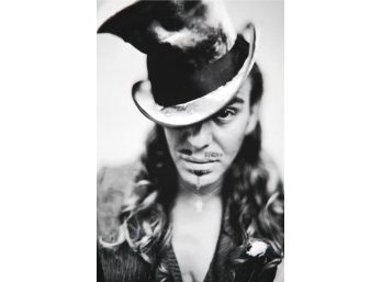 John Galliano By Paolo Roversi For Christina Dior Black And White Photo Shoot  Unframed
