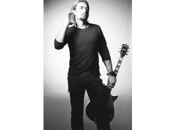 Chad Kroeger By Bryan Adams Black And White Unframed