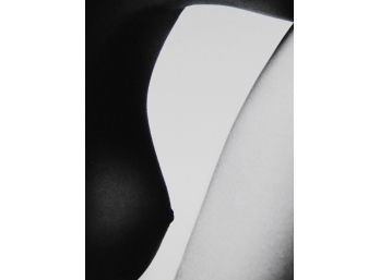 Black And White Nude Abstract Silhouette Unframed