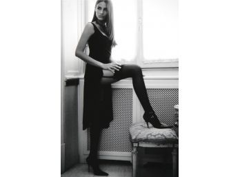 David Sims Black And White Woman Leg Up Unframed