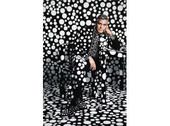 George Clooney Polka Dot By Yayoi Kusama For W Magazine  Unframed