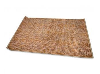 Safavieh Gold Orange & Beige Wool Pile Area Rug