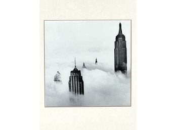 NYC Clouds Framed Print