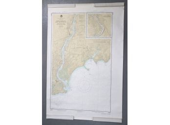 1979 North Shore Of Long Island Sound - National Oceanic And Atmospheric Administration Map
