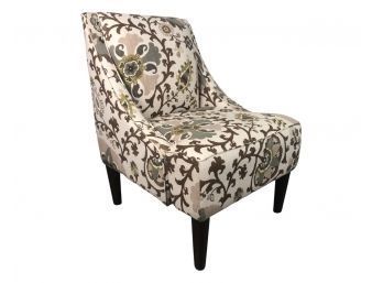 Floral Print Accent Chair