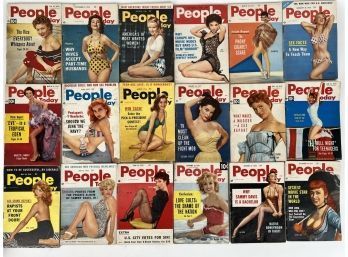 Collection Of Vintage People Today Magazines