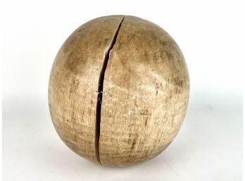 Large Decorative Wooden Orb