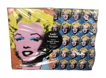 New - Andy Warhol Double Sided Marilyn Monroe Puzzle