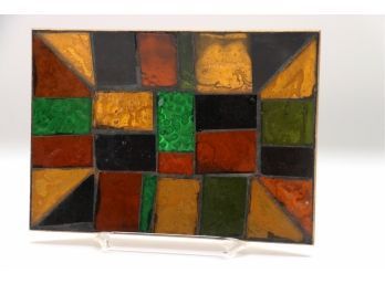 Mosaic Stain Glass Tile Dish