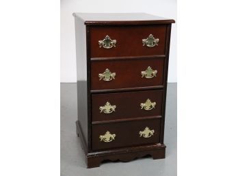 Mahogany Two Draw File Cabinet