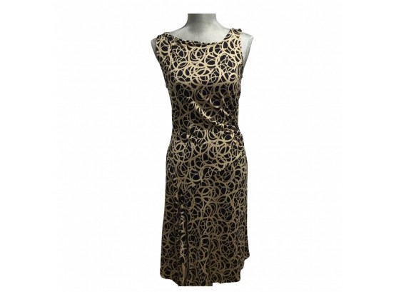 Diane Von Furstenberg Silk Print Dress Size 12