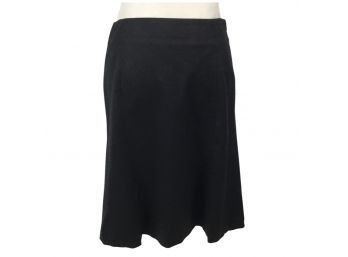 Theory Black Wool Skirt Size 4
