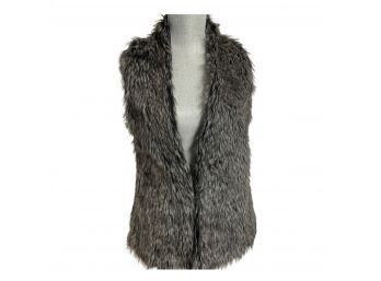 Joseph A. Faux Fur Sweater Vest Size XS