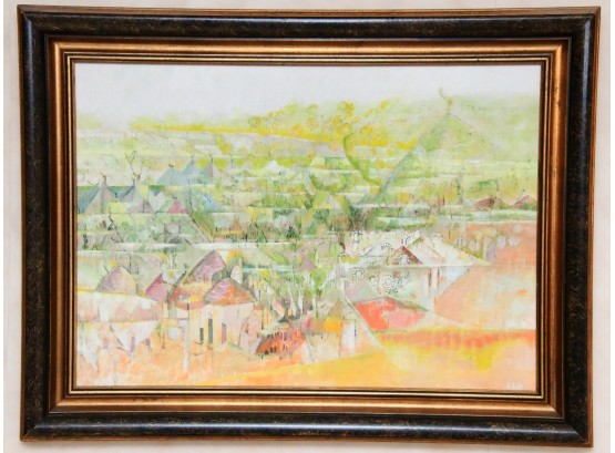 Trulli Di Lieto Abstract City Oil Painting