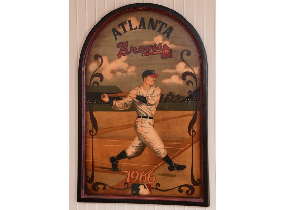1966 Atlanta Braves Wall Hanging By Golden Oldies