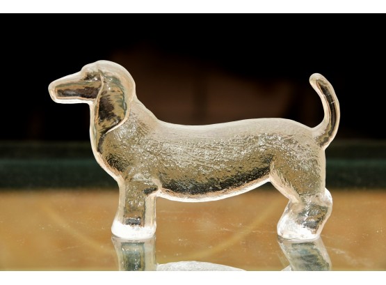 Kosta Boda Glass Dog