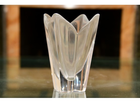 Orrefors Tulip Crystal Vase