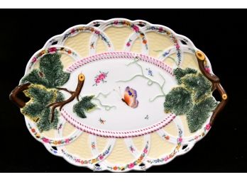 Chelsea House Porcelain Buterfly Serving Plate