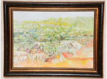 Trulli Di Lieto Abstract City Oil Painting