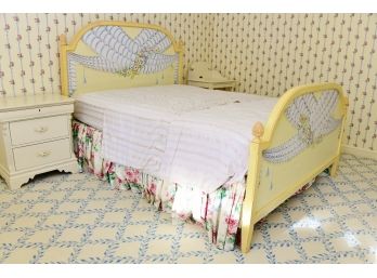 Custom Hand Painted  Young Ladies Full Bed