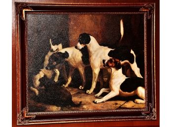 The Puckeridge Foxhounds By Thomas Woodward Embellished Oil Painting