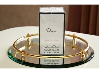 Oscar De La Renta Perfume With Dresser Tray