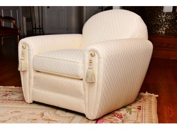 Custom Upholstered Down Filled Michael Thomas Armchair
