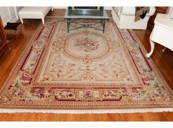 Amazing Hand Knotted Center Medallion  Carpet 9.5 X 13.5