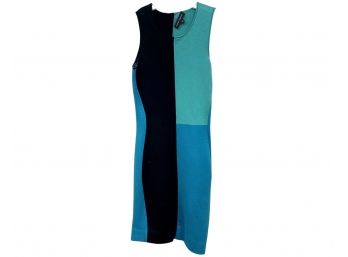 Narciso Rodriguez Block Knit Sleeveless Dress Size 38 Retail $475