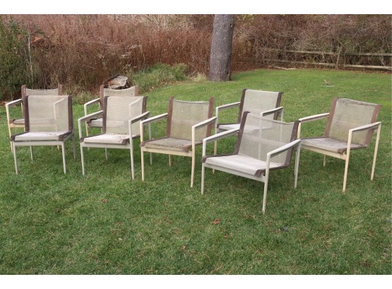 Richard Schultz For Knoll 1966 Collection Set Of 8 Outdoor Chairs