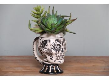 Day Of The Dead Flower Pot
