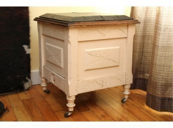 Antique Commode On Wheels
