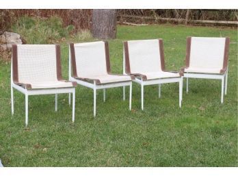 Richard Schultz For Knoll 1966 Collection Set Of 4 Outdoor Dining Chairs