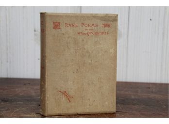 Rare Poems Of The 16th & 17th Century