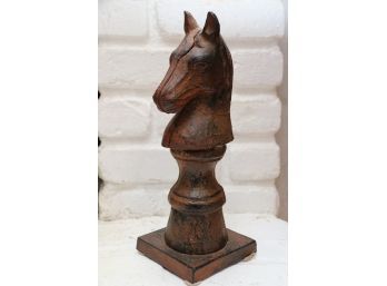 Decorative Cast Iron Horse Hitching Post Stand