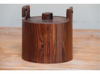 MCM Lidded Rosewood Bucket By Jean Gillon